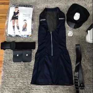 Police officer costume.